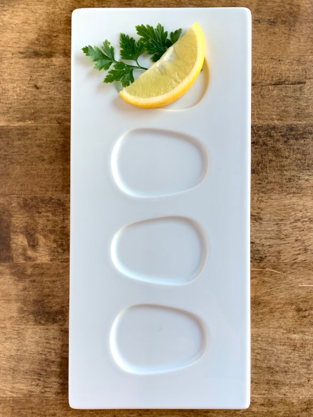 Fortessa "Fortaluxe" 4-Well Appetizer Plate | Porcelain | Made in Germany